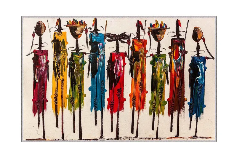 Tolunay Entrematta 80x200 cm, Flerfärgad