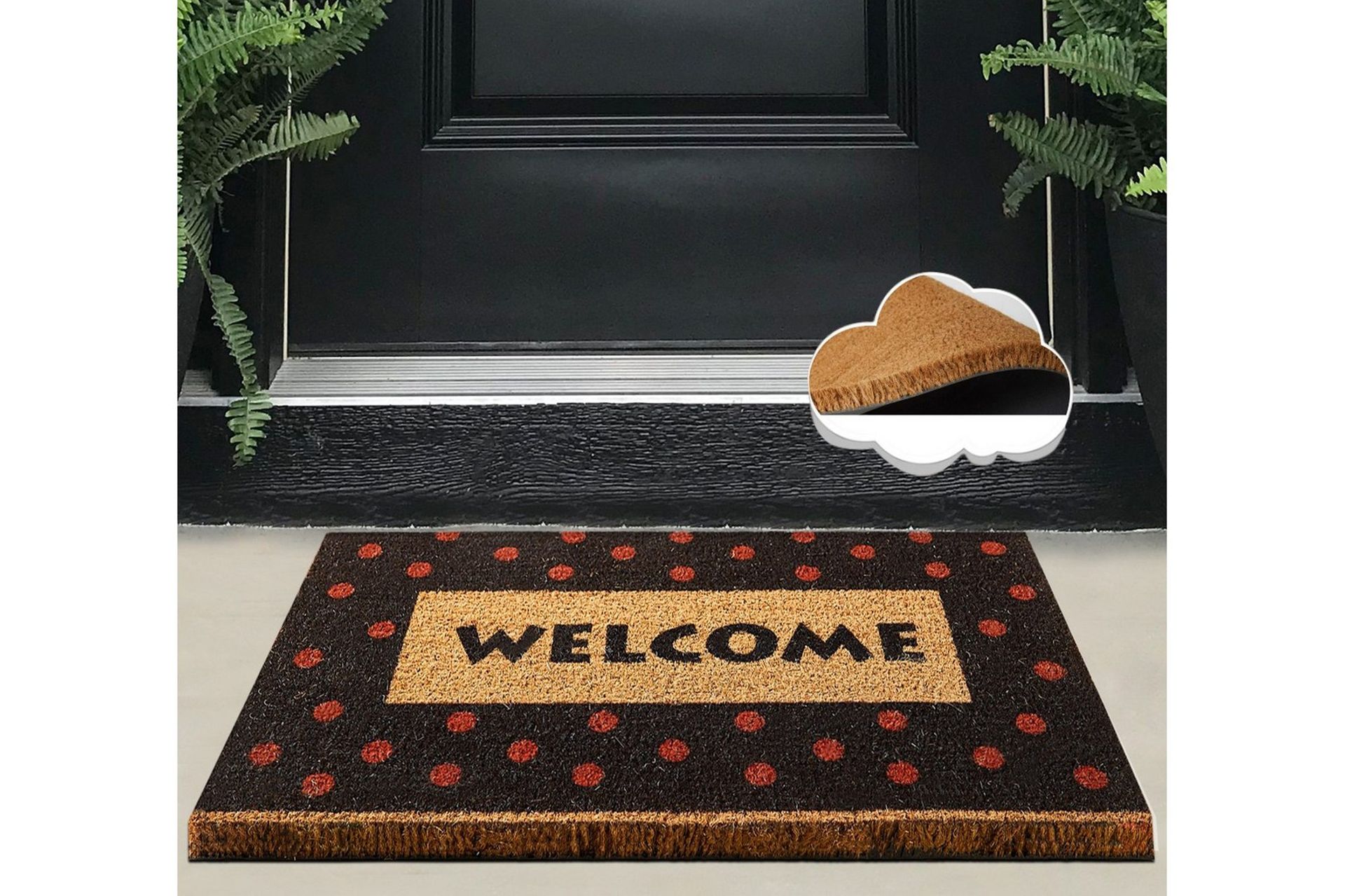 chilai dörrmatta 40x60 cm - pvc/multifärgad