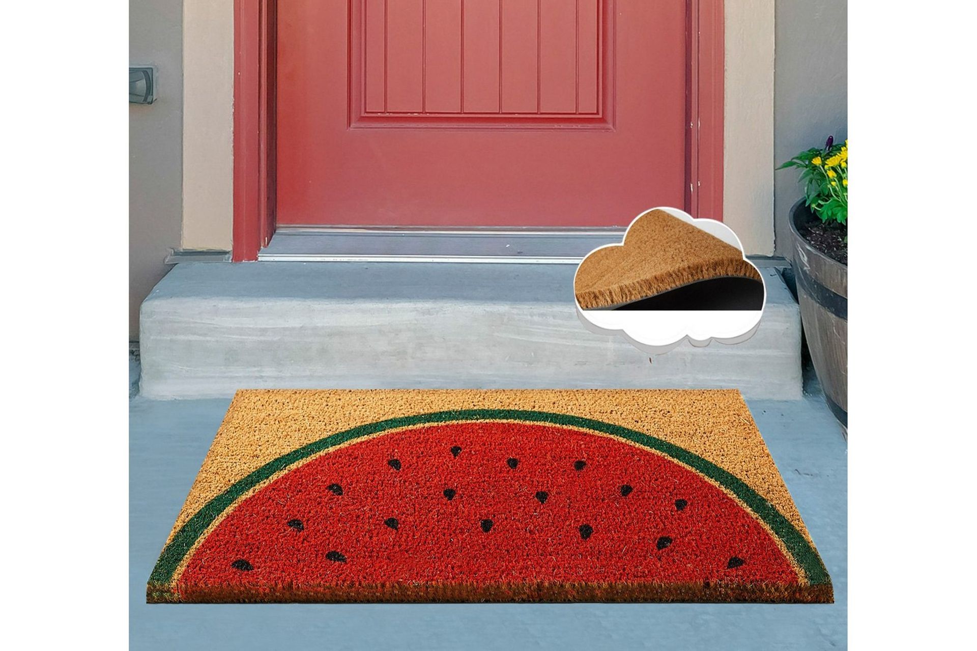 chilai dörrmatta 40x60 cm - pvc/multifärgad