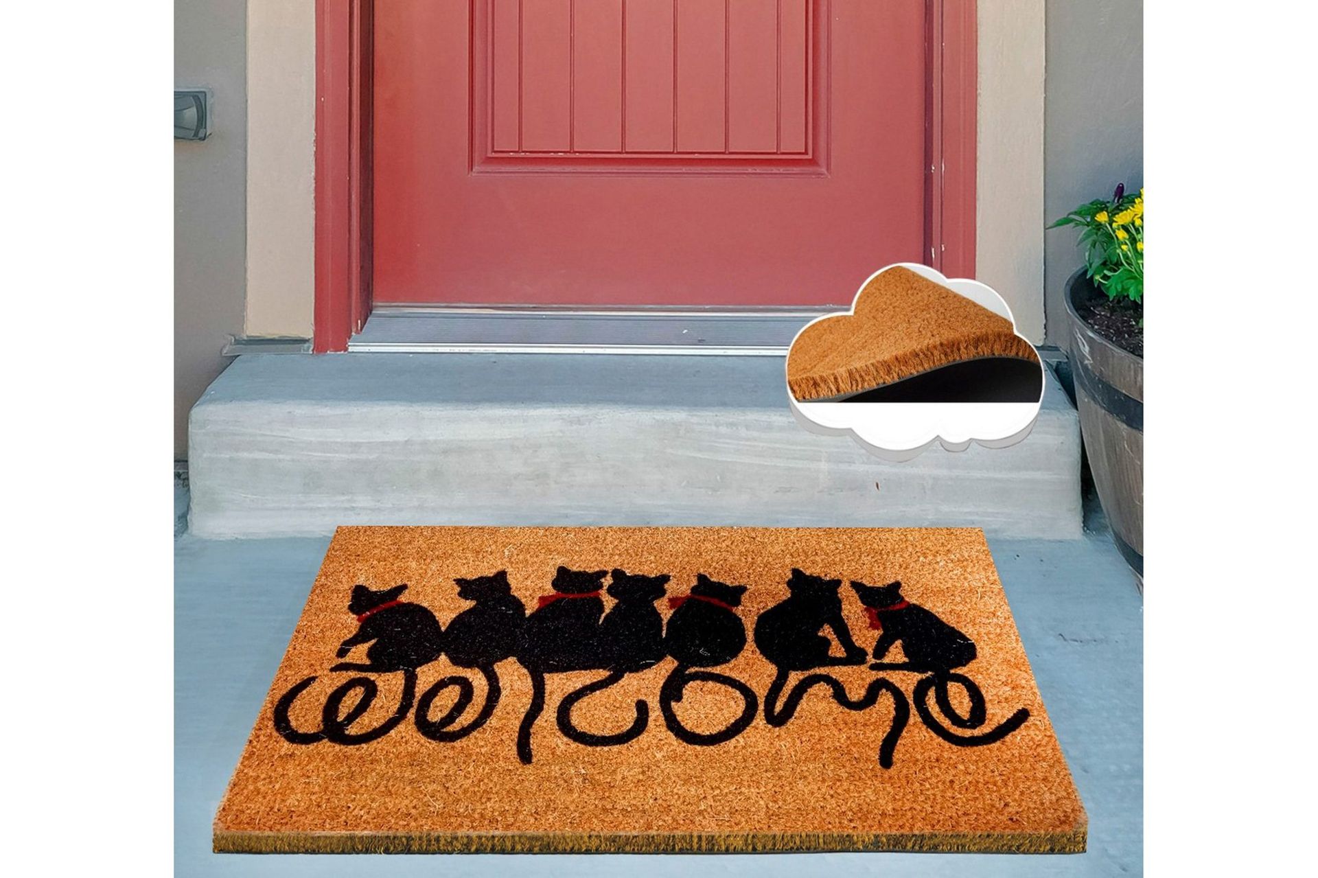 chilai dörrmatta 40x60 cm - pvc/multifärgad