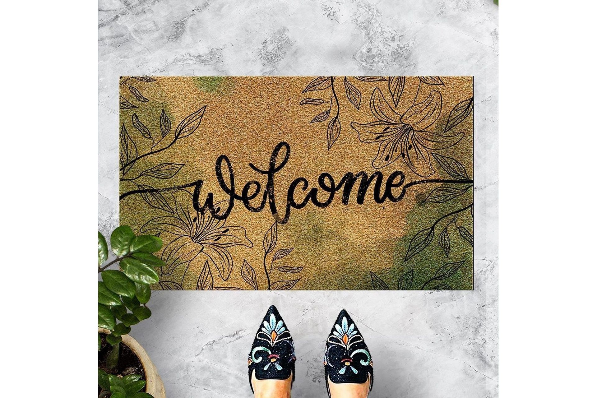 Chilai D&ouml;rrmatta 45x70 cm - PVC/Multif&auml;rgad