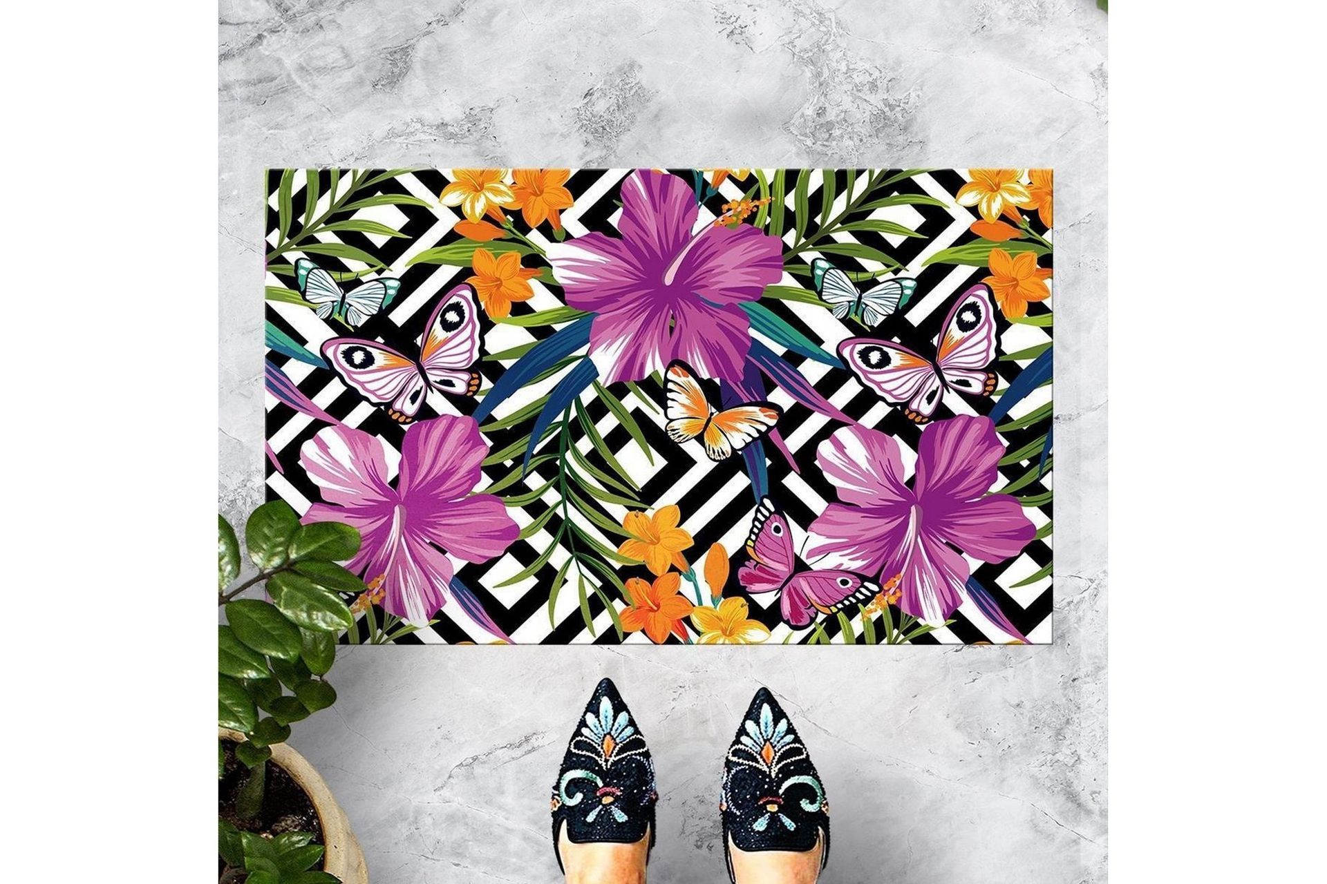 Chilai D&ouml;rrmatta 45x70 cm - PVC/Multif&auml;rgad