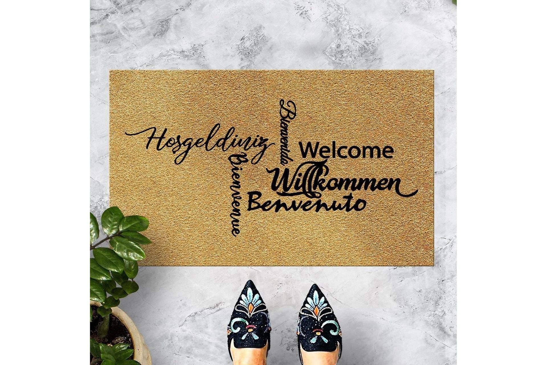 Chilai D&ouml;rrmatta 45x70 cm - PVC/Multif&auml;rgad