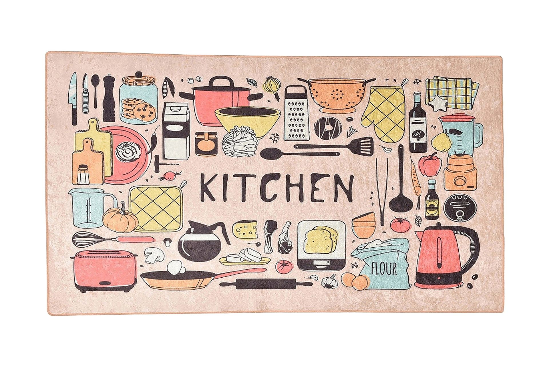 Contento Entrematta 80x200 cm - Flerf&auml;rgad/Sammet