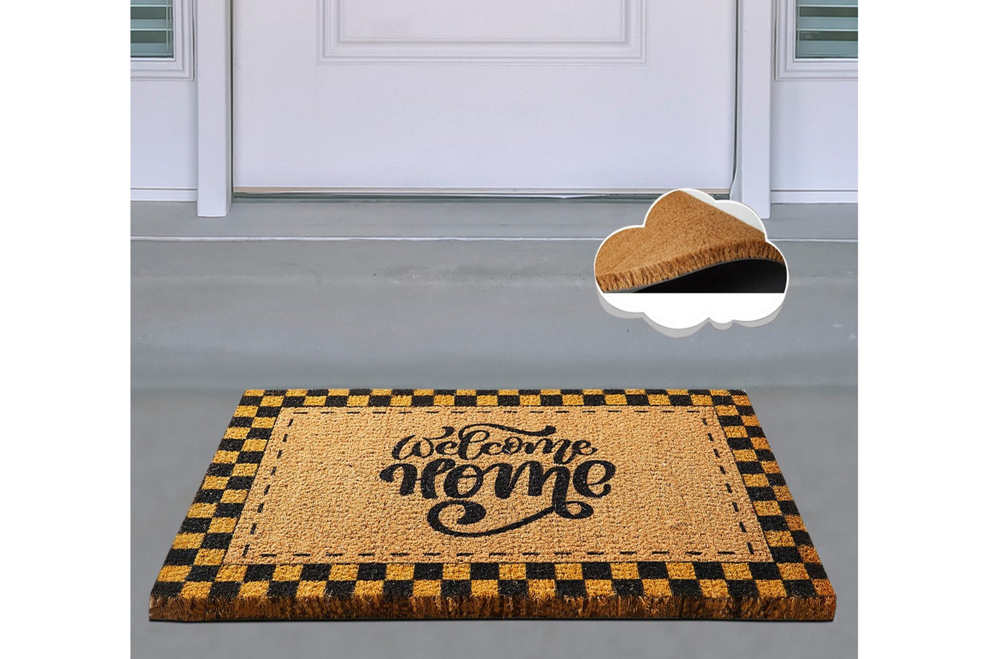 dörrmatta chilai 40x60 cm - pvc/multifärgad