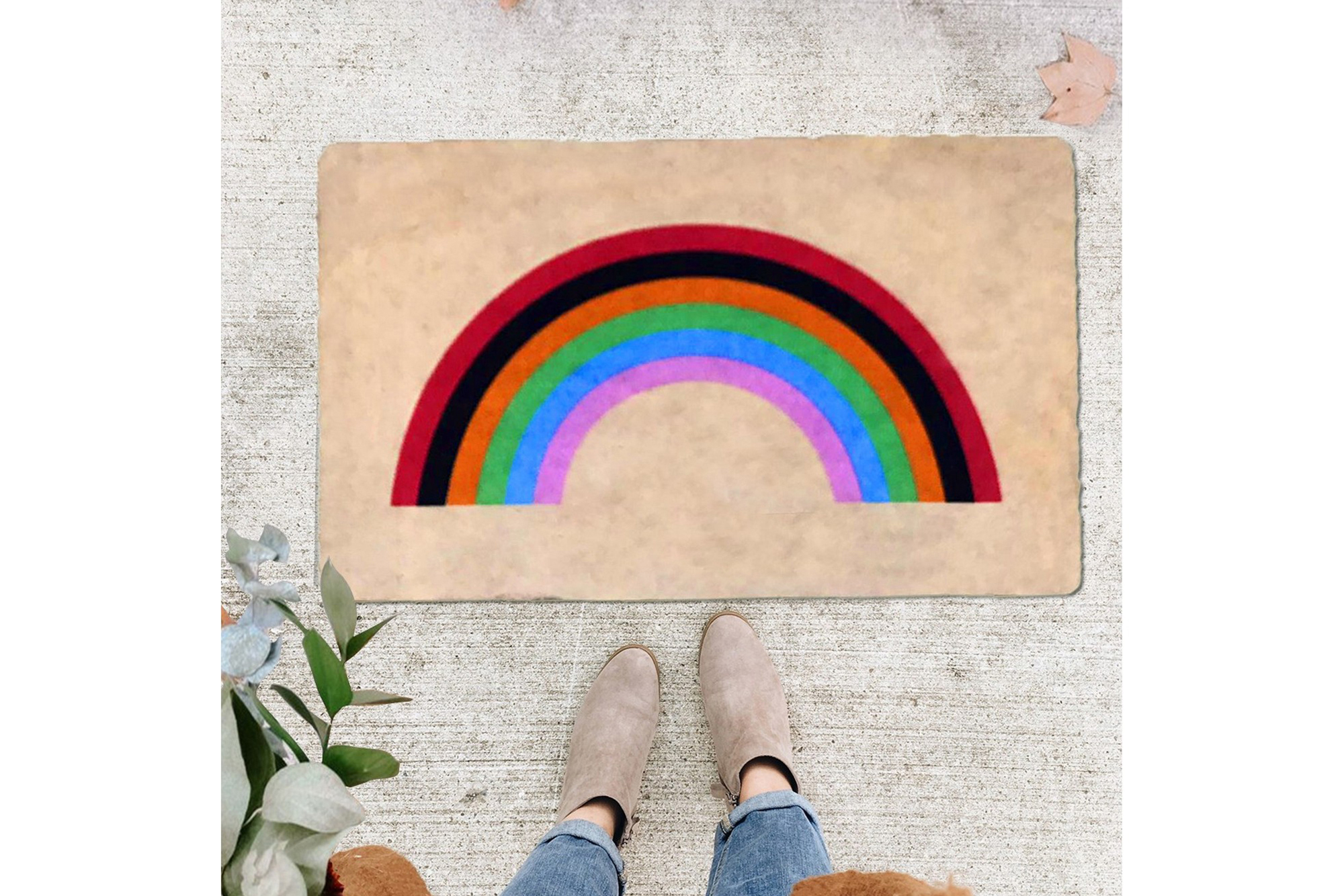 dörrmatta chilai 45x70 cm - pvc/multifärgad