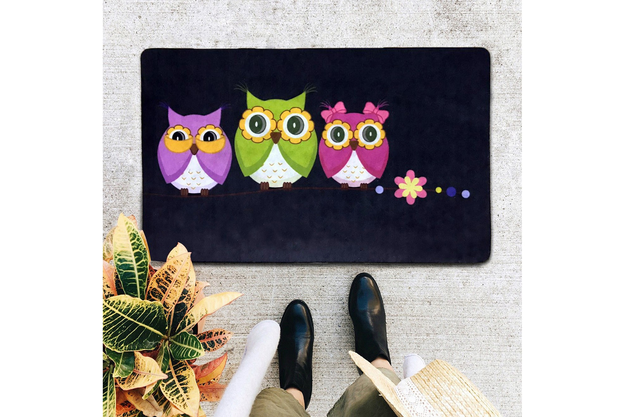 dörrmatta chilai 45x70 cm - pvc/multifärgad