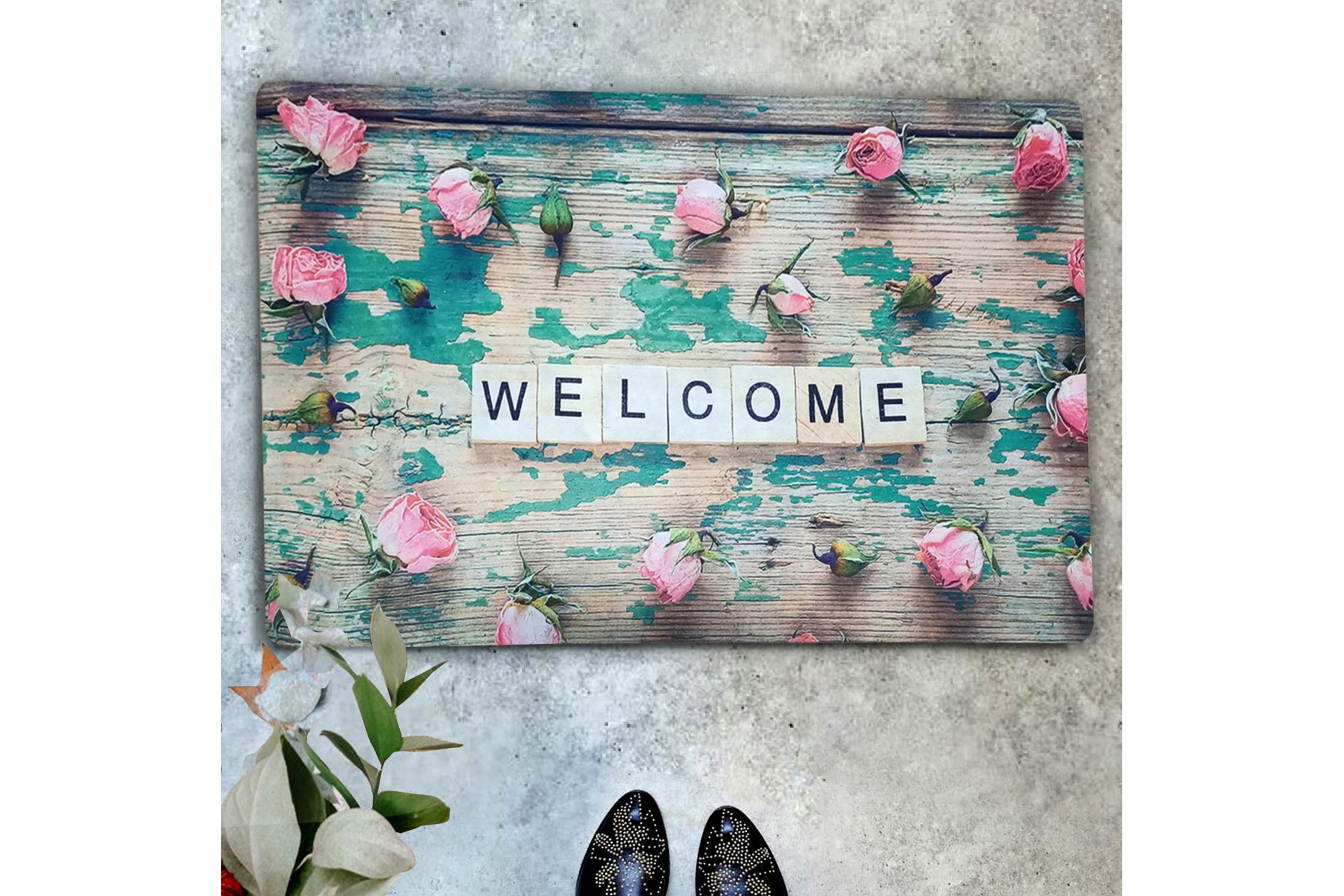 dörrmatta chilai 45x70 cm - pvc/multifärgad