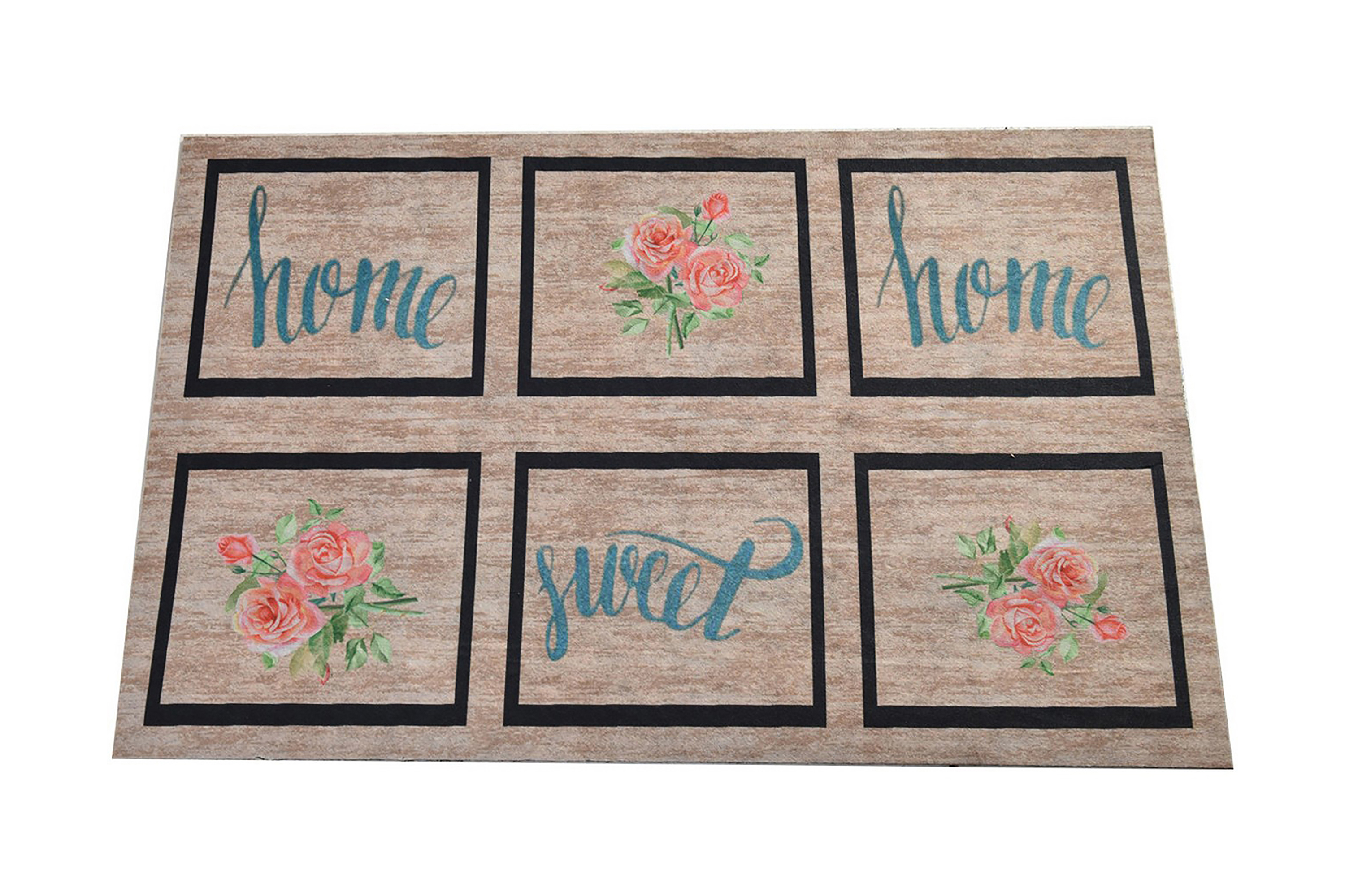 dörrmatta rosehome 45x70 cm - flerfärgad