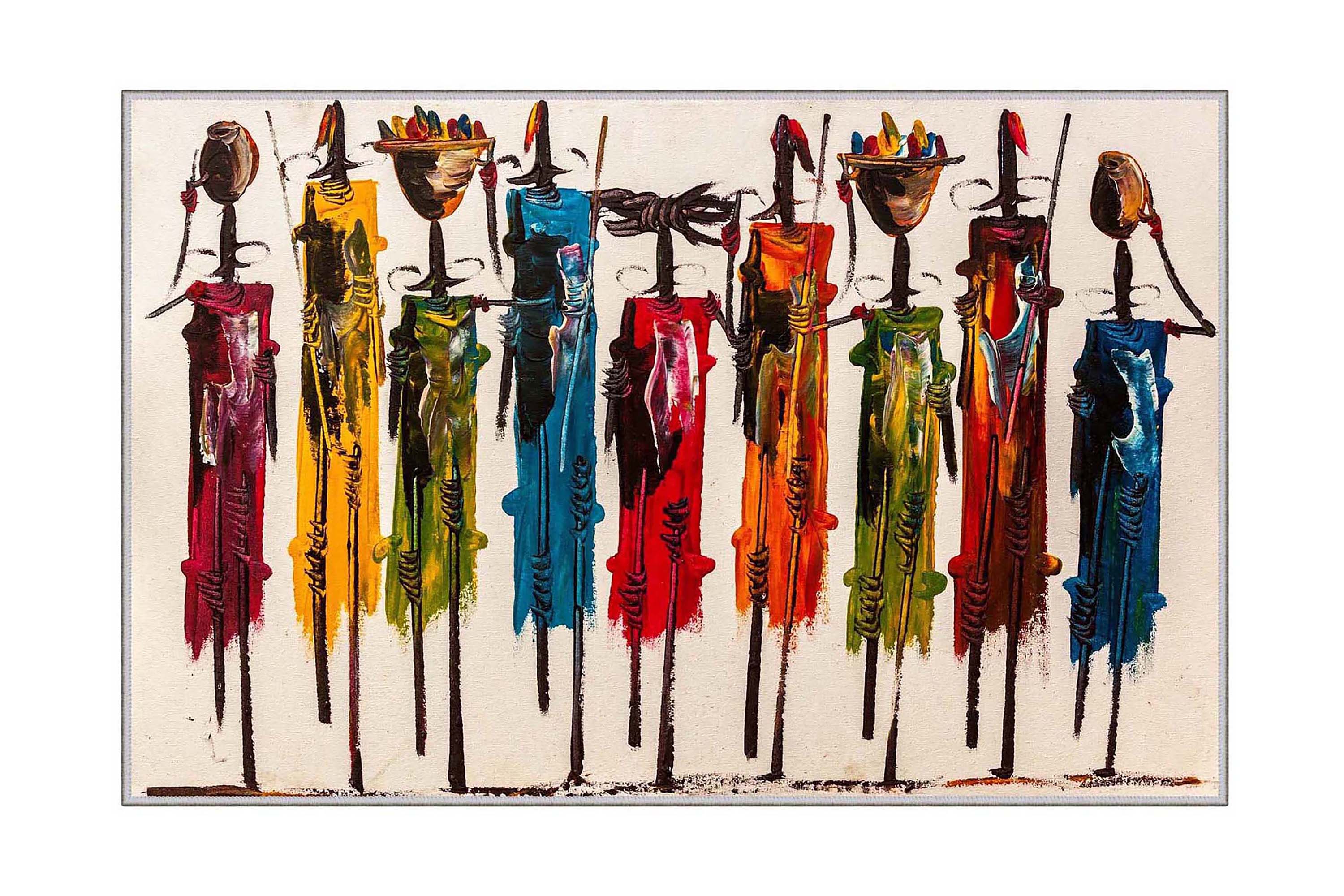 entrematta tenzile 80x200 cm - flerfärgad