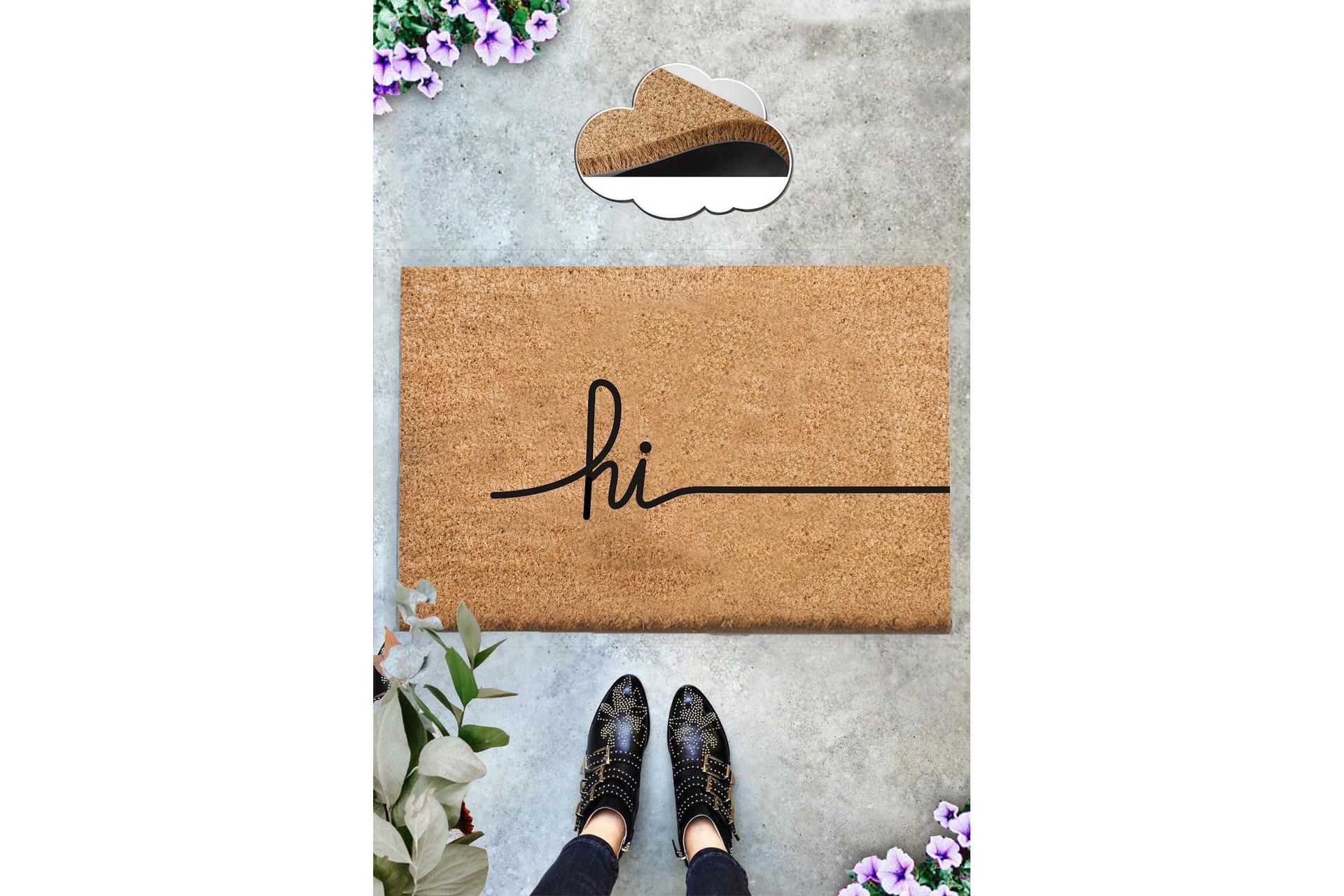 Nazrin D&ouml;rrmatta 40x60 cm Rektangul&auml;r - Flerf&auml;rgad