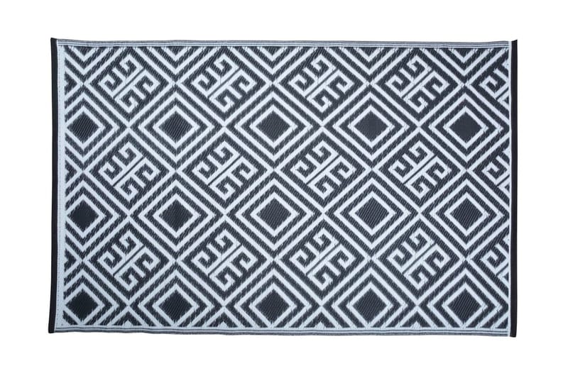 Esschert Design Utomhusmatta 120x186 cm grafisk OC12 - Svart - Utomhusmatta - Balkongmatta & altanmatta