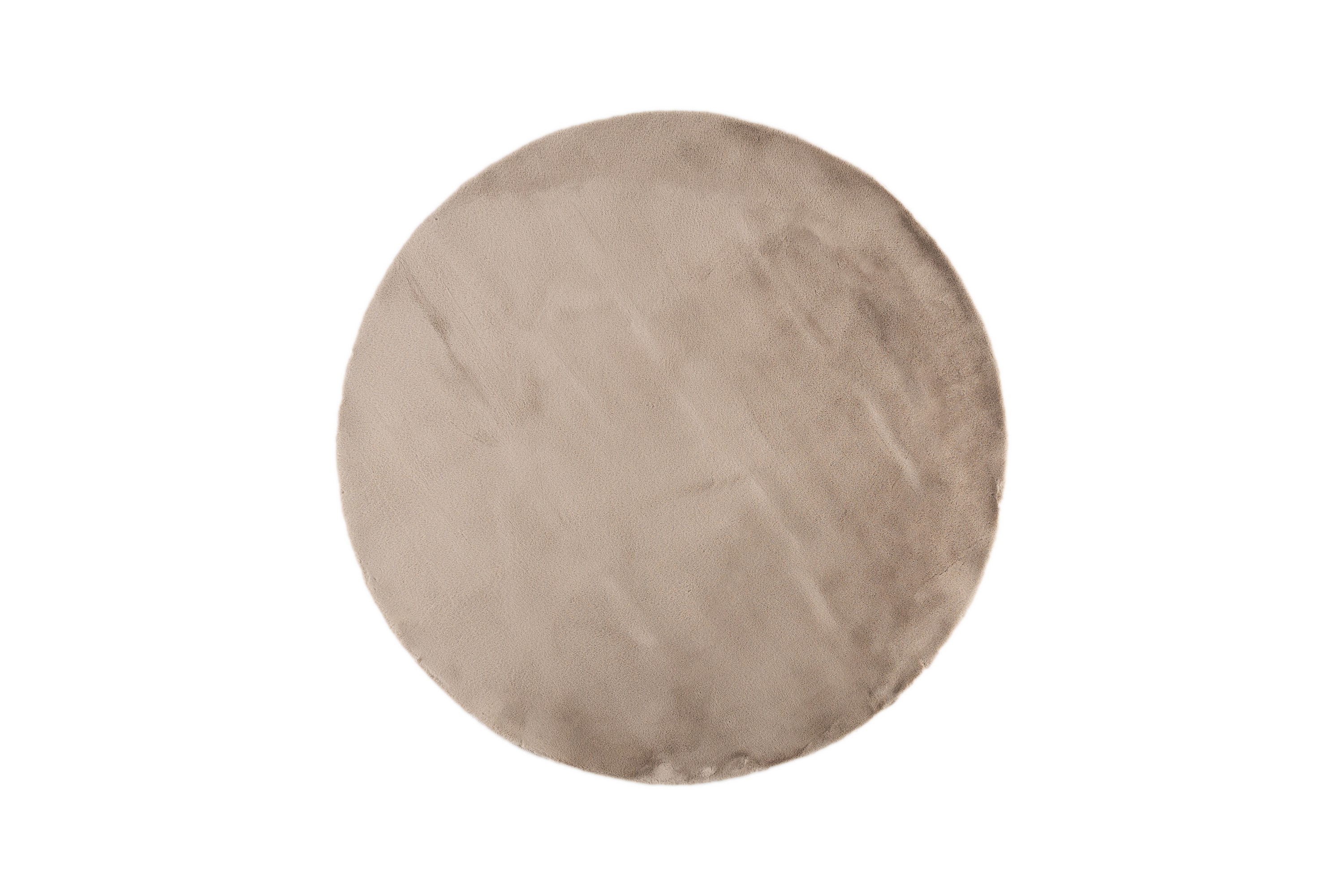 Leni Plastmatta 200 cm Rund Beige