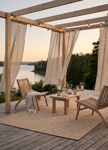 Maskinvävd Matta Capri Zen 200x290 cm - jute - Textil & mattor - Matta - Utomhusmatta
