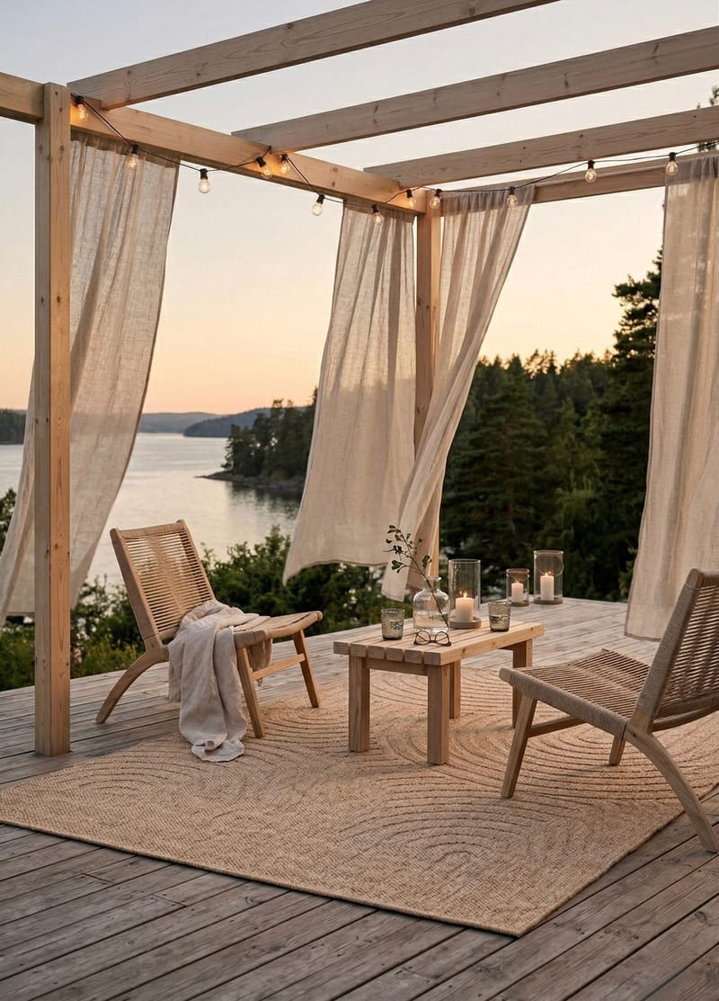 Maskinvävd Matta Capri Zen 200x290 cm - jute - Textil & mattor - Matta - Utomhusmatta