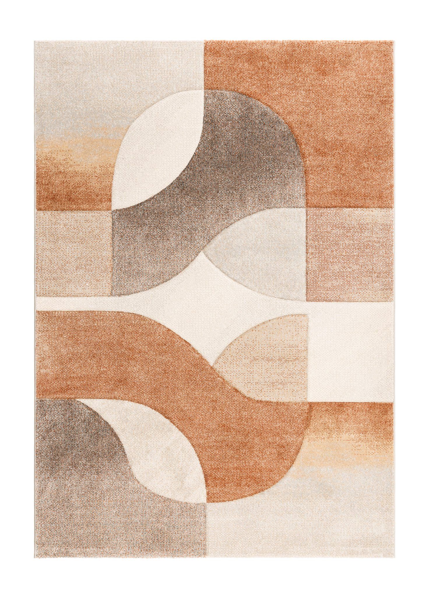 Maskinvävd Matta Brilliance Shape 140x200 cm - rost