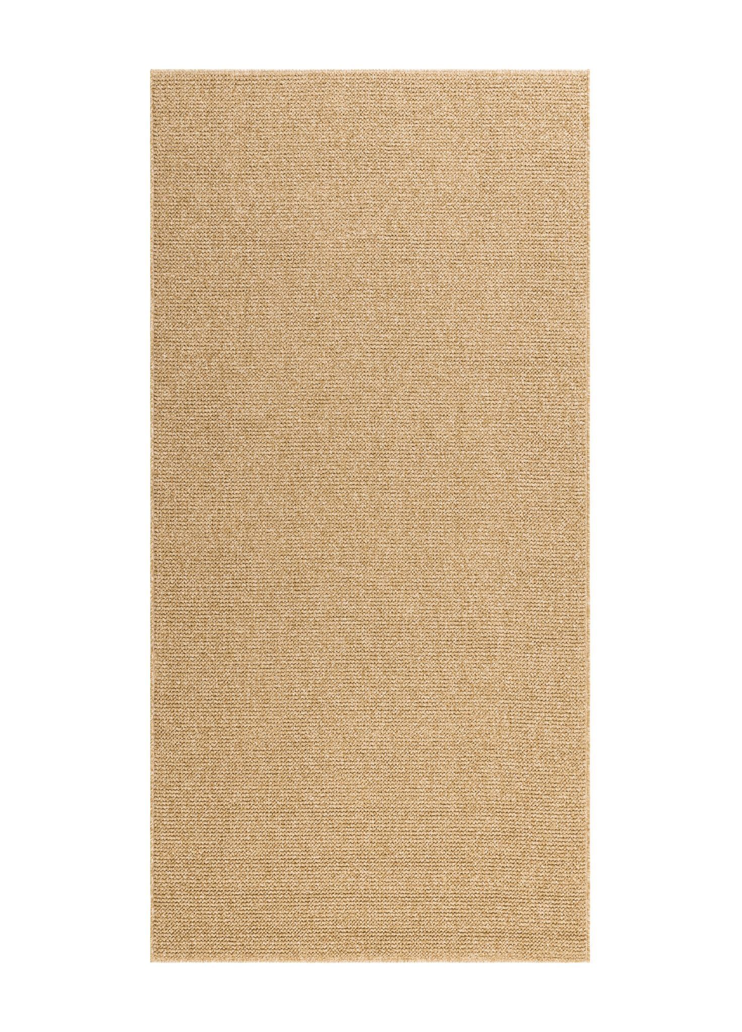 Maskinvävd Matta Capri Plain 80x250 cm - jute