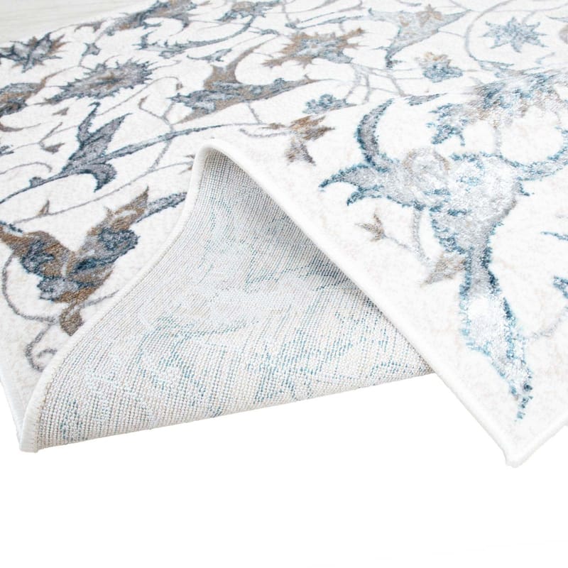 Matta Jutmar 133x190 cm - Beige/Blå - Textil & mattor - Matta - Utomhusmatta - Plastmatta