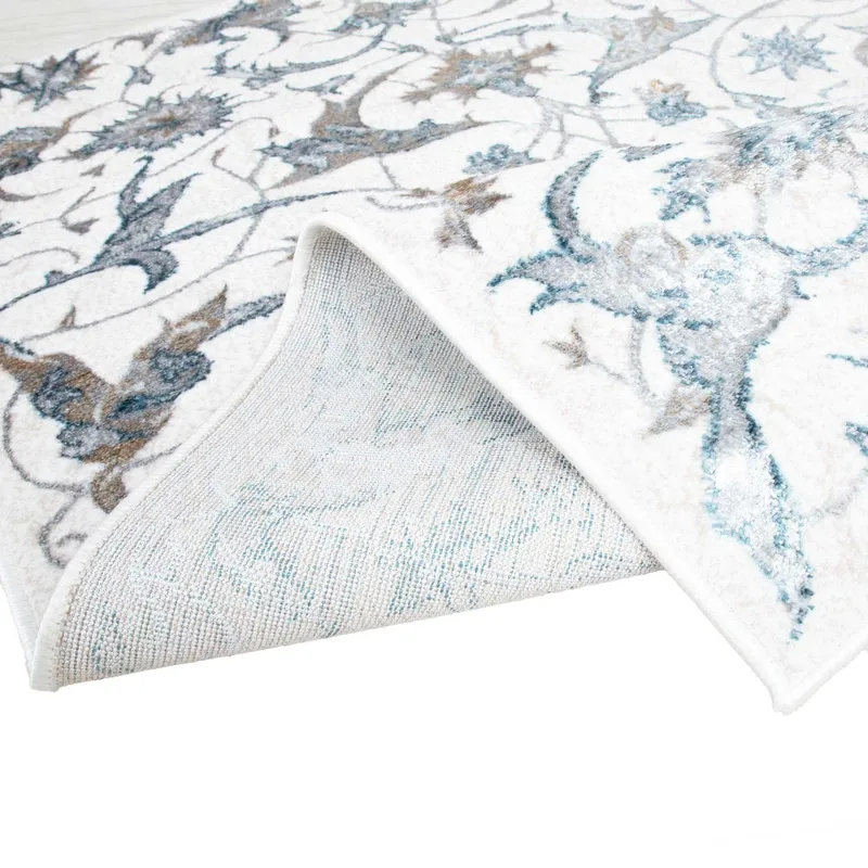 Matta Jutmar 200x285 cm - Beige/Blå - Textil & mattor - Matta - Modern matta - Wiltonmatta