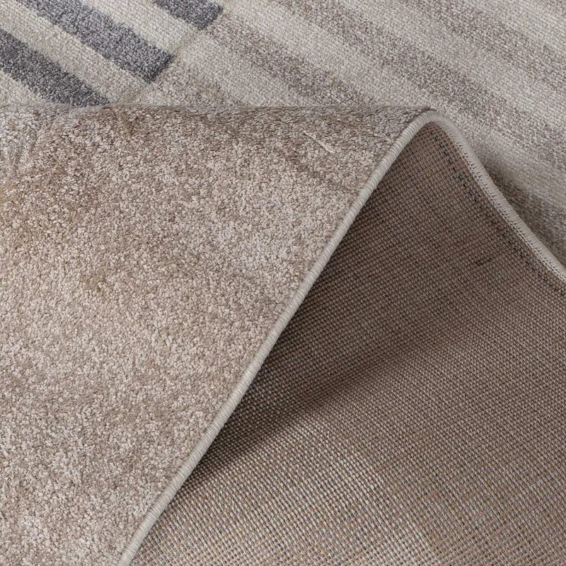 Matta Navon Carved 100x150 cm - Grå/Beige - Textil & mattor - Matta - Utomhusmatta - Plastmatta