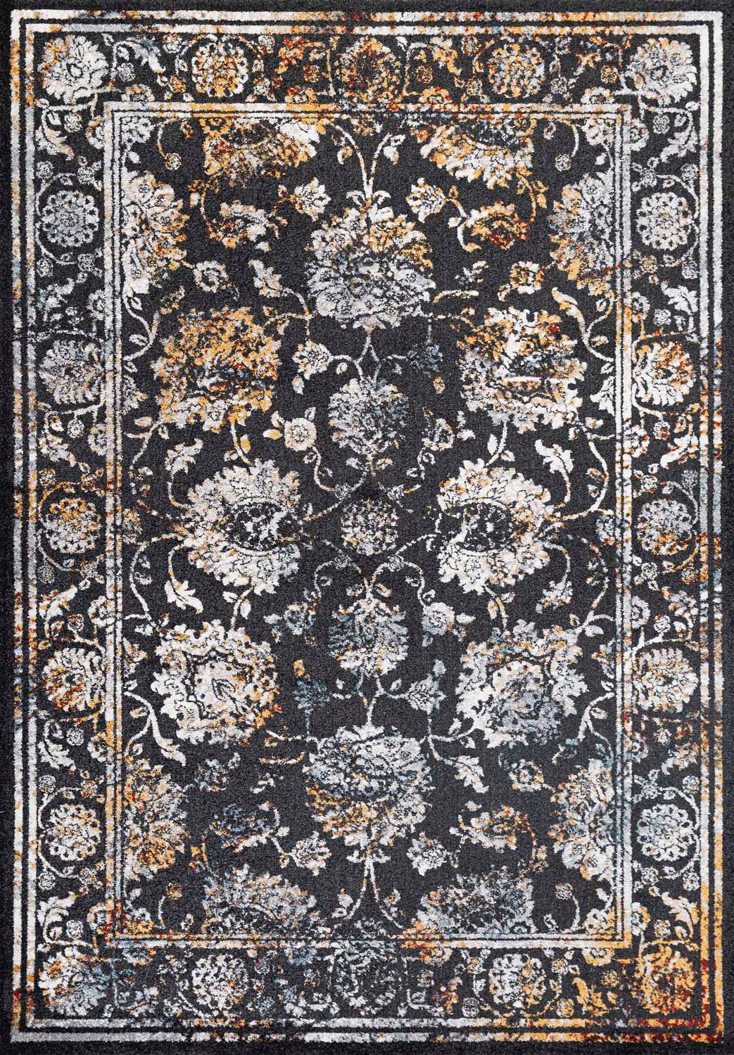 Matta Yelvi 160x230 cm - Svart/Beige
