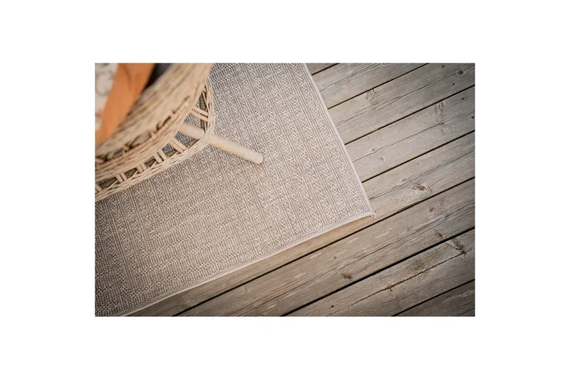 Mattor Hillerstorp Belle utematta 160x230 cm Grå - Grå - Textil & mattor - Matta - Utomhusmatta