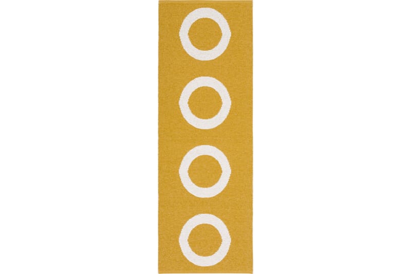 Plastmatta Circus 70x50 cm Rektangulär - Senapsgul - Textil & mattor - Matta - Utomhusmatta - Plastmatta