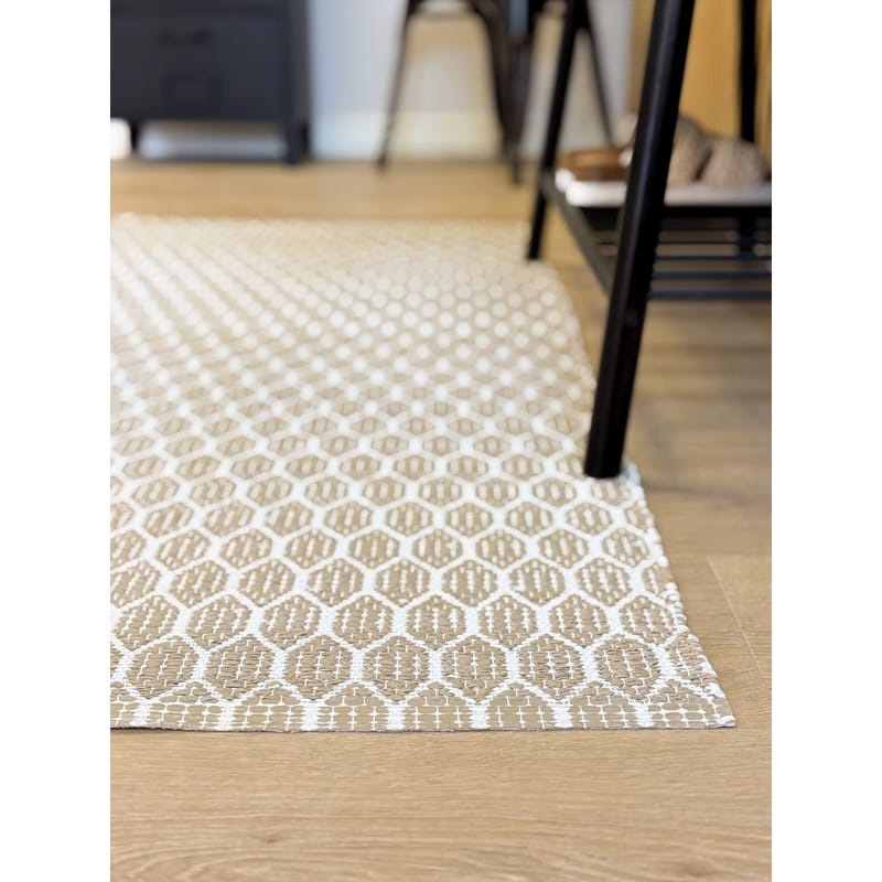 Plastmatta Hilma Link - 150x220 cm, Linne - Textil & mattor - Matta - Utomhusmatta - Plastmatta