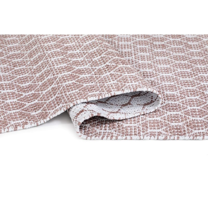 Plastmatta Hilma Link - 150x220 cm, Rosa - Textil & mattor - Matta - Utomhusmatta - Plastmatta