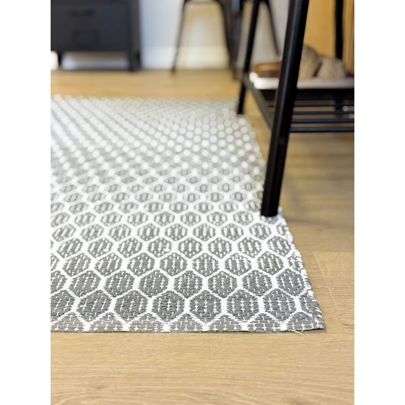 Plastmatta Hilma Link - 70x250 cm, Grå - Textil & mattor - Matta - Utomhusmatta - Plastmatta