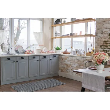 Plastmatta Hilma Link - 70x300 cm, Svart - Textil & mattor - Matta - Utomhusmatta - Plastmatta