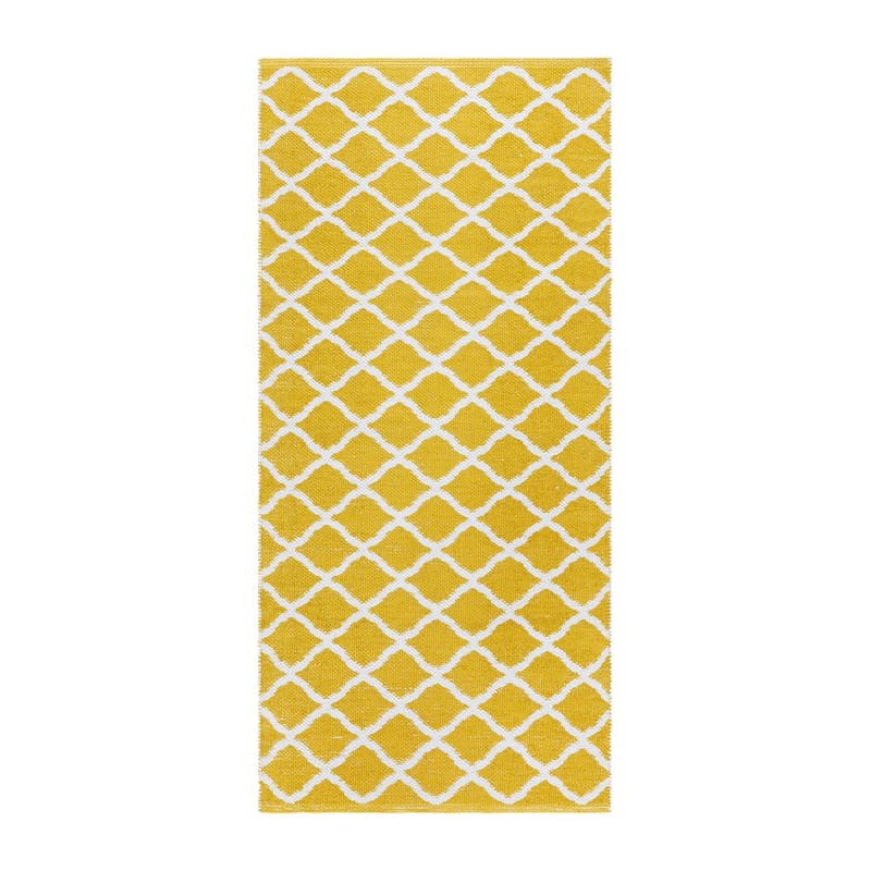 Plastmatta Hilma Wave - 150x220 cm, Gul - Textil & mattor - Matta - Utomhusmatta - Plastmatta