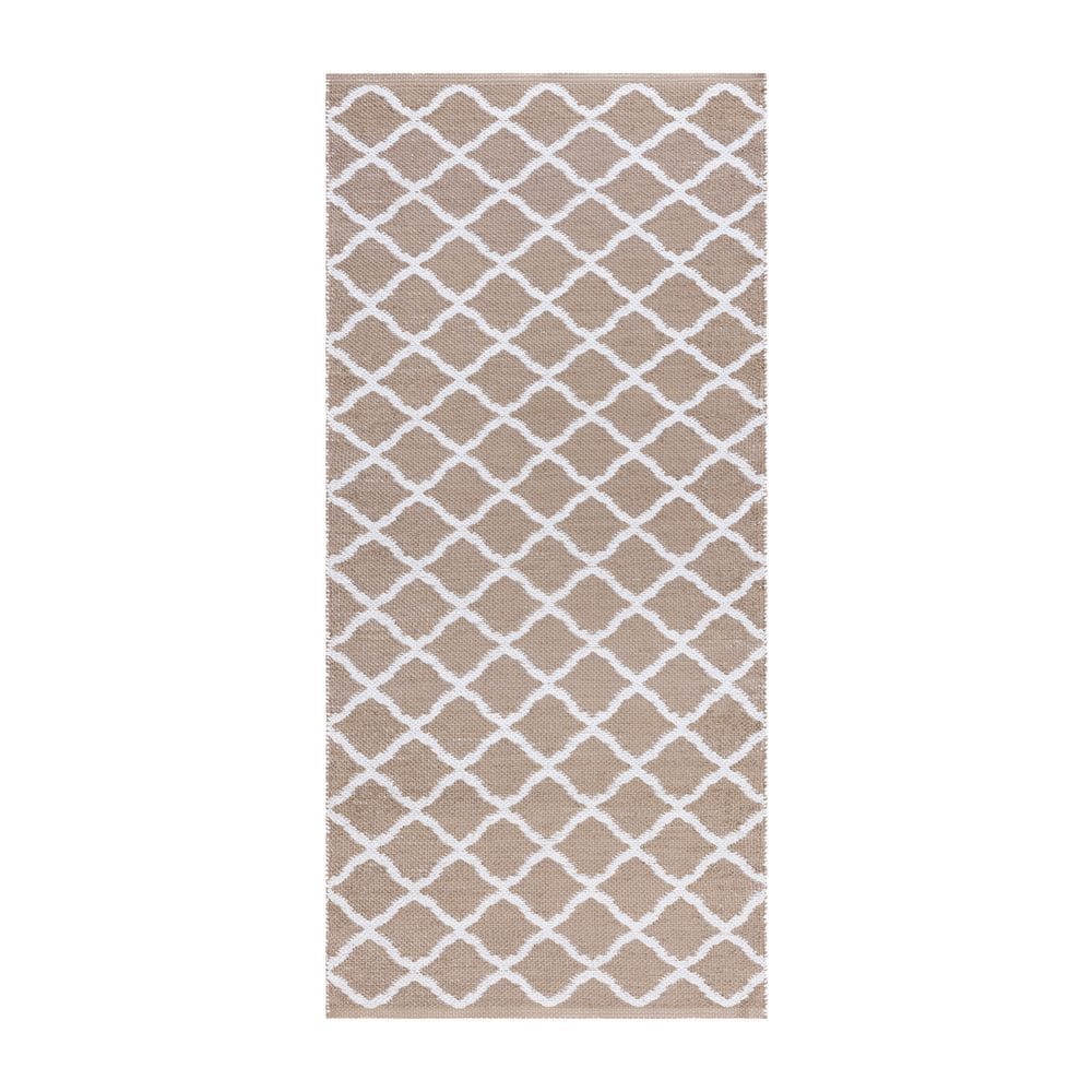 Plastmatta Hilma Wave - 150x220 cm, Linne