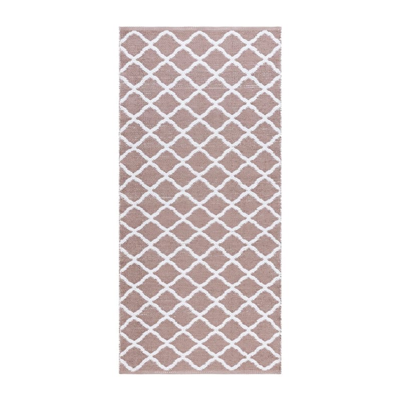 Plastmatta Hilma Wave - 150x220 cm, Rosa - Textil & mattor - Matta - Utomhusmatta - Plastmatta