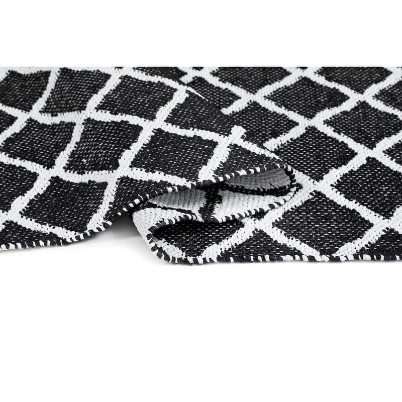 Plastmatta Hilma Wave - 150x220 cm, Svart - Textil & mattor - Matta - Utomhusmatta - Plastmatta