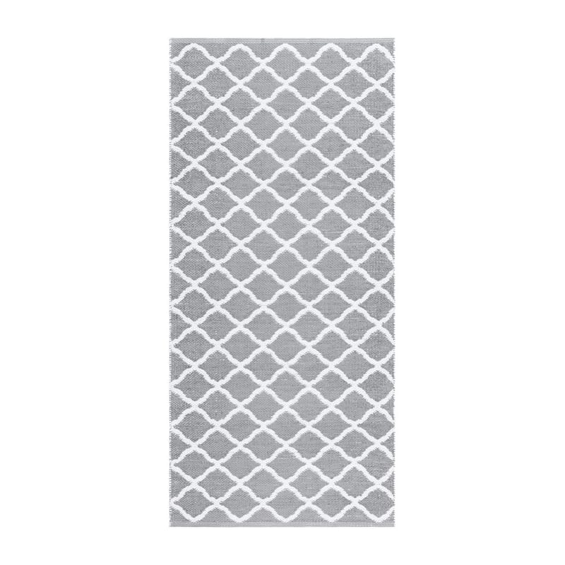 Plastmatta Hilma Wave, 70x150 cm, Grå