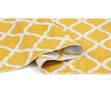 Plastmatta Hilma Wave - 70x150 cm, Gul - Textil & mattor - Matta - Utomhusmatta - Plastmatta