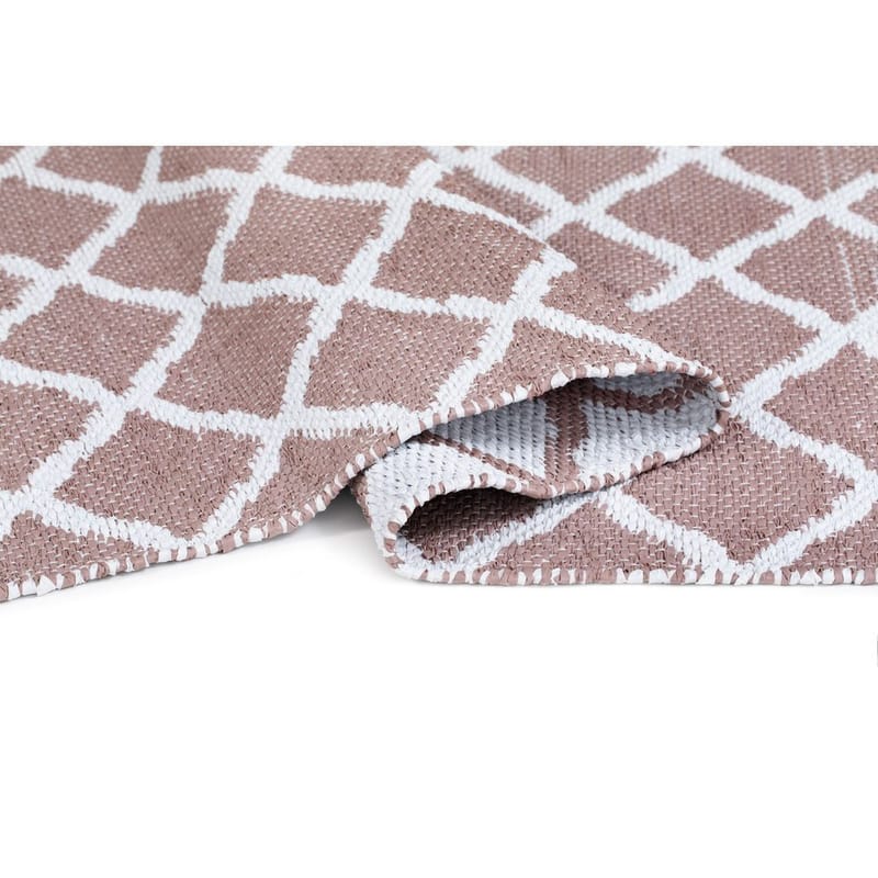 Plastmatta Hilma Wave - 70x150 cm, Rosa - Textil & mattor - Matta - Utomhusmatta - Plastmatta