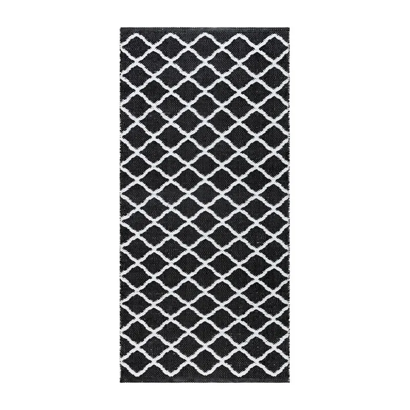 Plastmatta Hilma Wave, 70x150 cm, Svart