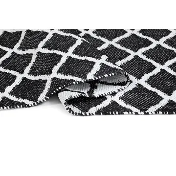 Plastmatta Hilma Wave - 70x200 cm, Svart - Textil & mattor - Matta - Modern matta - Wiltonmatta