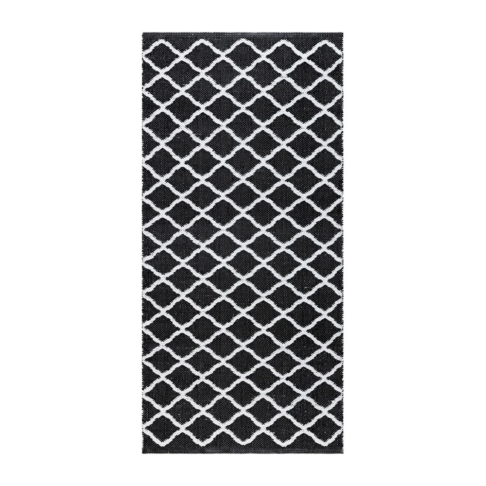 plastmatta hilma wave - 70x200 cm, svart