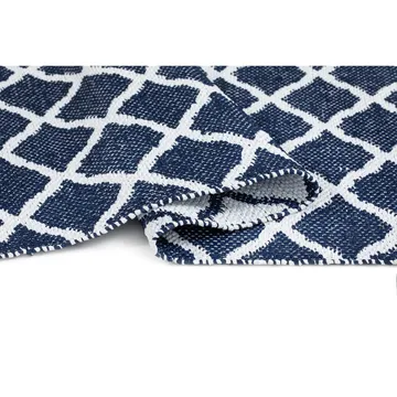 Plastmatta Hilma Wave - 70x250 cm, Blå - Textil & mattor - Matta - Utomhusmatta - Plastmatta