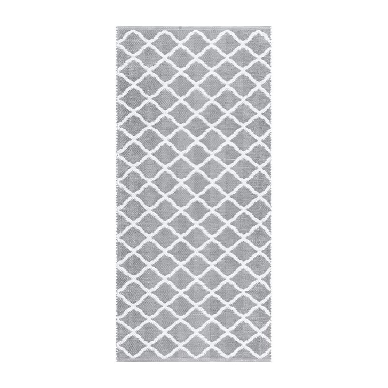 Plastmatta Hilma Wave, 70x250 cm, Grå