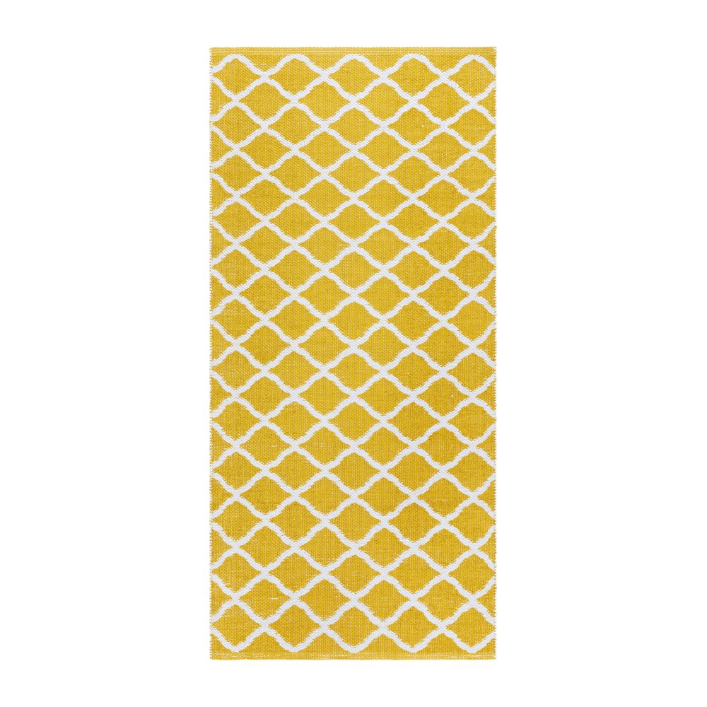 plastmatta hilma wave - 70x250 cm, gul