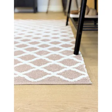 Plastmatta Hilma Wave - 70x250 cm, Rosa - Textil & mattor - Matta - Utomhusmatta - Plastmatta