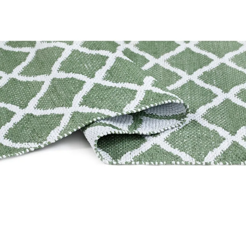 Plastmatta Hilma Wave - 70x300 cm, Grön - Textil & mattor - Matta - Modern matta - Wiltonmatta