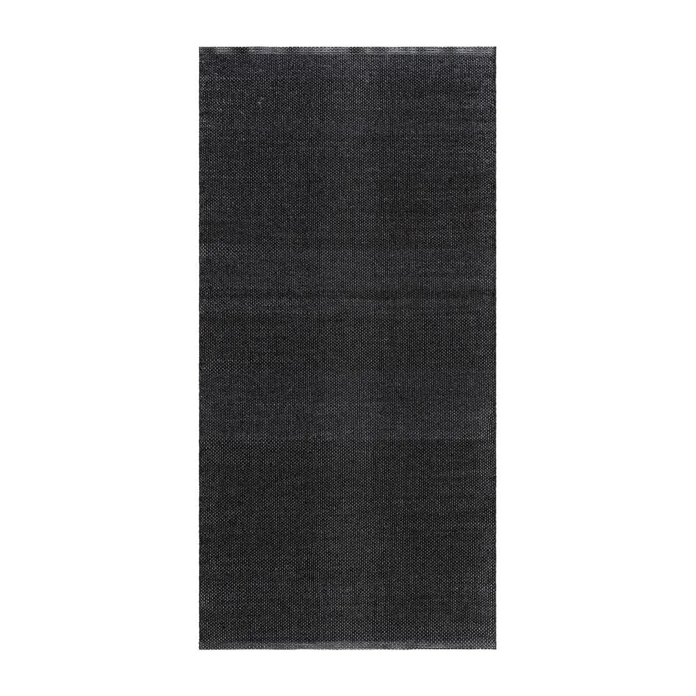 plastmatta hilma plain - 70x250 cm, svart