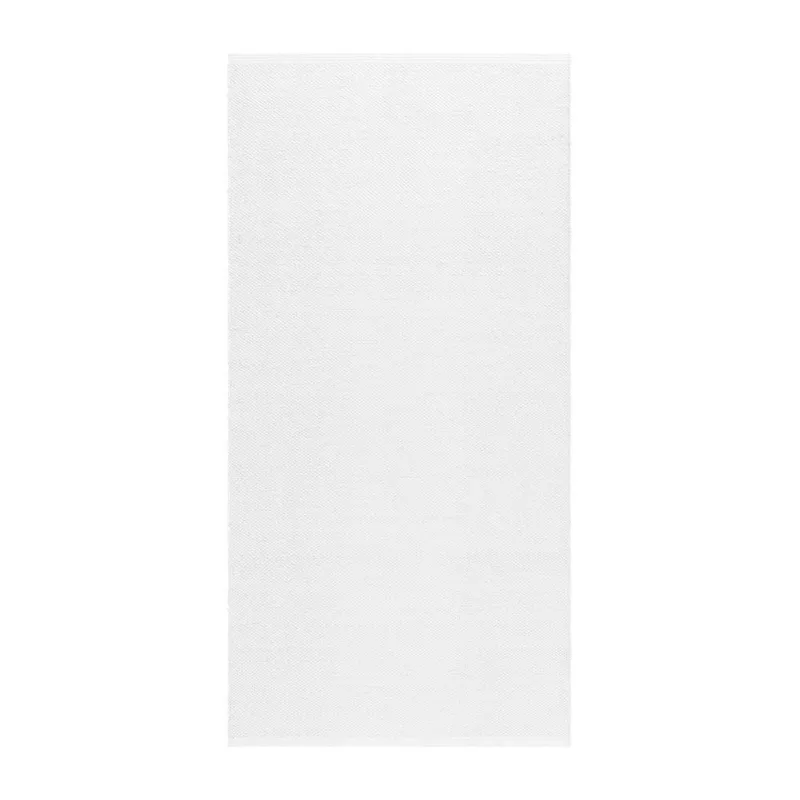 Plastmatta Hilma Plain, 70x300 cm, Vit