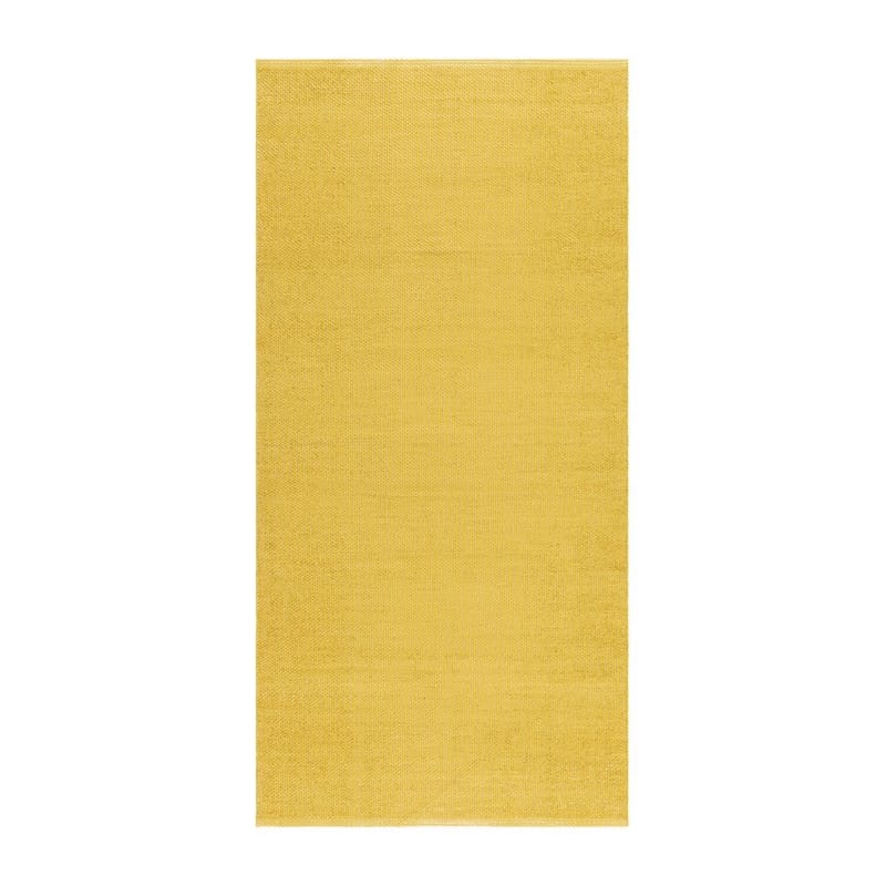 Plastmatta Hilma Plain, 70x300 cm, Gul