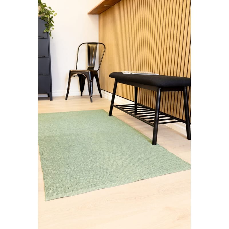 Plastmatta Hilma Plain - 70x150 cm, Grön - Textil & mattor - Matta - Utomhusmatta - Plastmatta